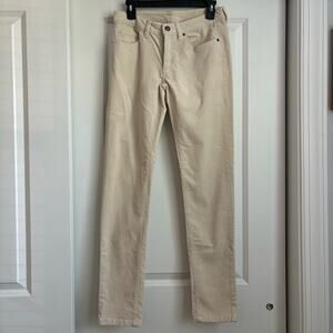Patagonia Women's Fitted Corduroy Outdoor Cream Pants Sz 29 Outdoor